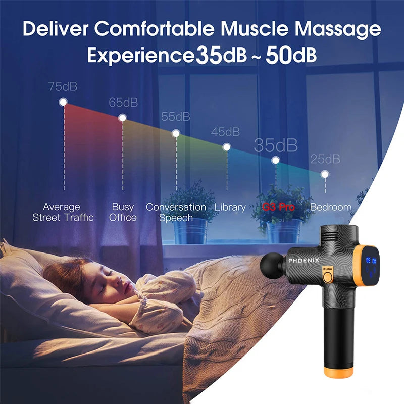 Phoenix A2™ Professional Deep Tissue Massage Gun